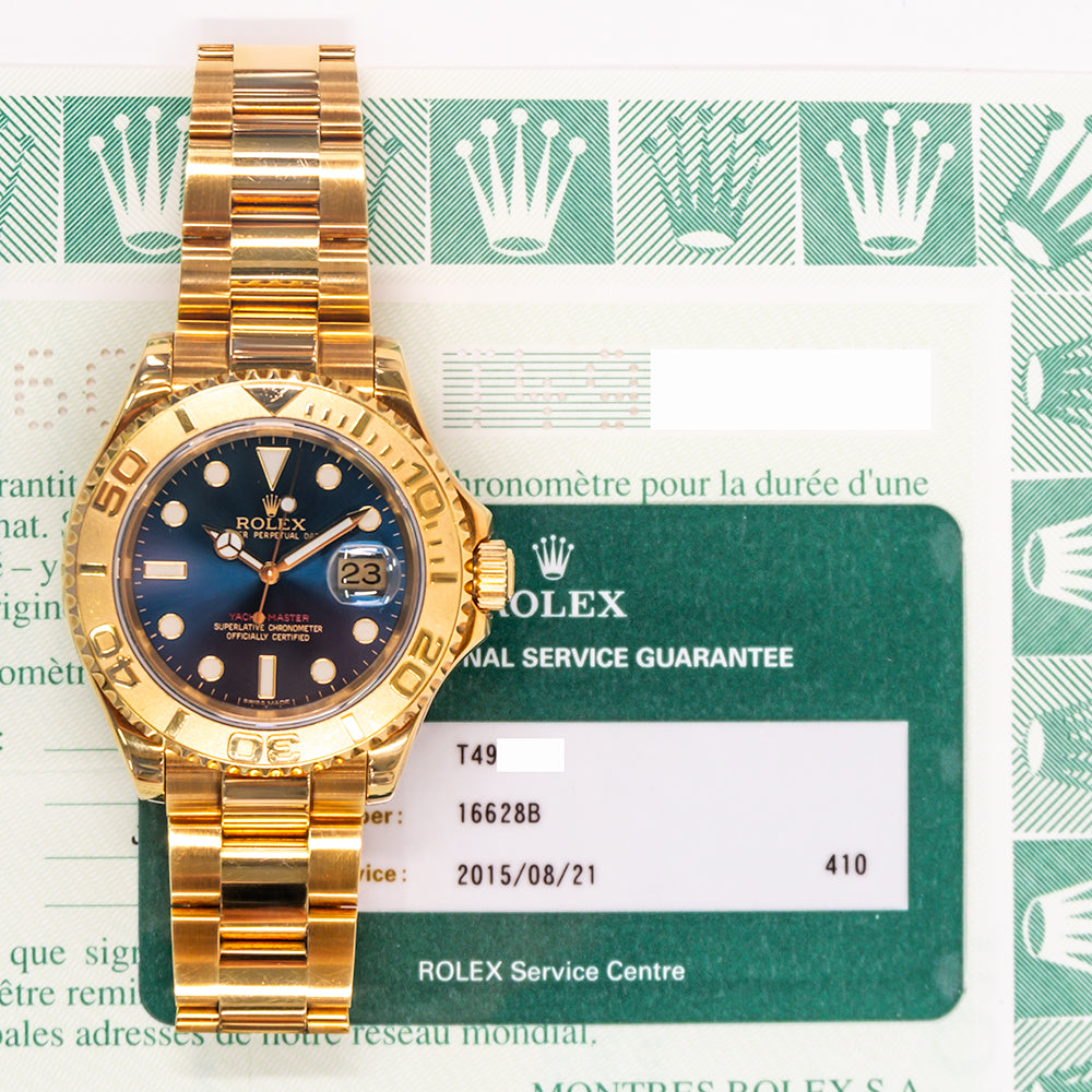 Rolex Yacht-Master 40mm Blue Dial 16628 (2000)