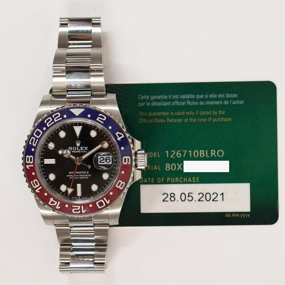 Rolex GMT-Master II "Pepsi" Dial 126710BLRO (2021)