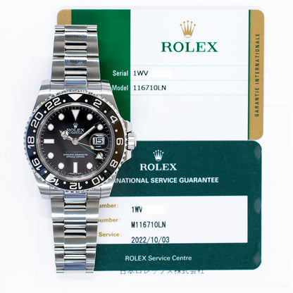 Rolex GMT-Master II Black Dial 116710LN (2016)
