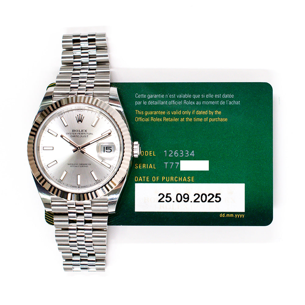 Rolex Datejust 41mm Silver Dial 126334 (2025)