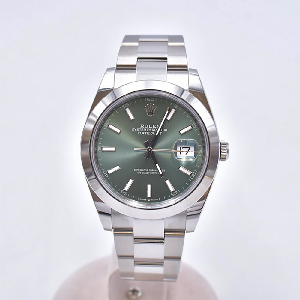 Rolex Datejust 41mm Green Dial 126300 (2025)