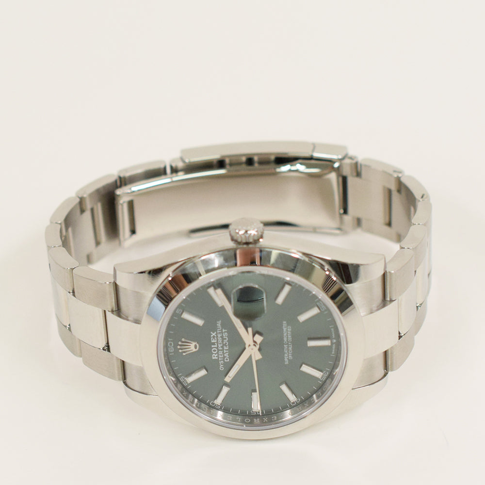 Rolex Datejust 41mm Green Dial 126300 (2025)