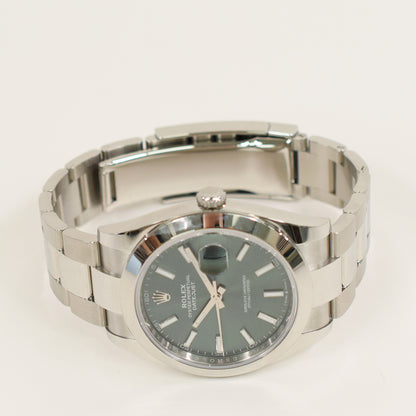 Rolex Datejust 41mm Green Dial 126300 (2025)