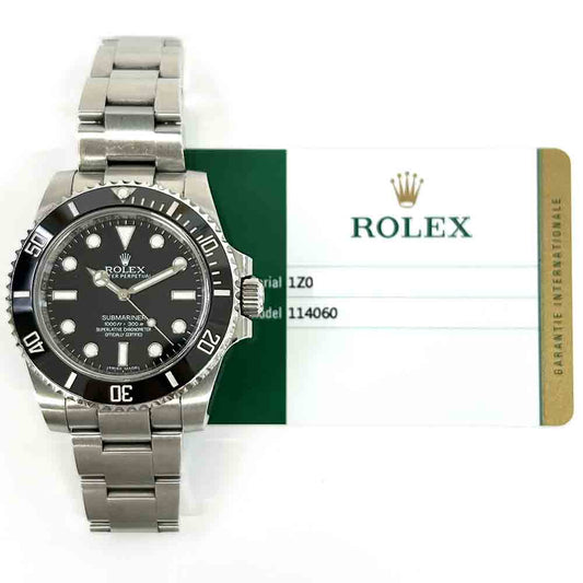 Rolex Submariner Black Dial 114060