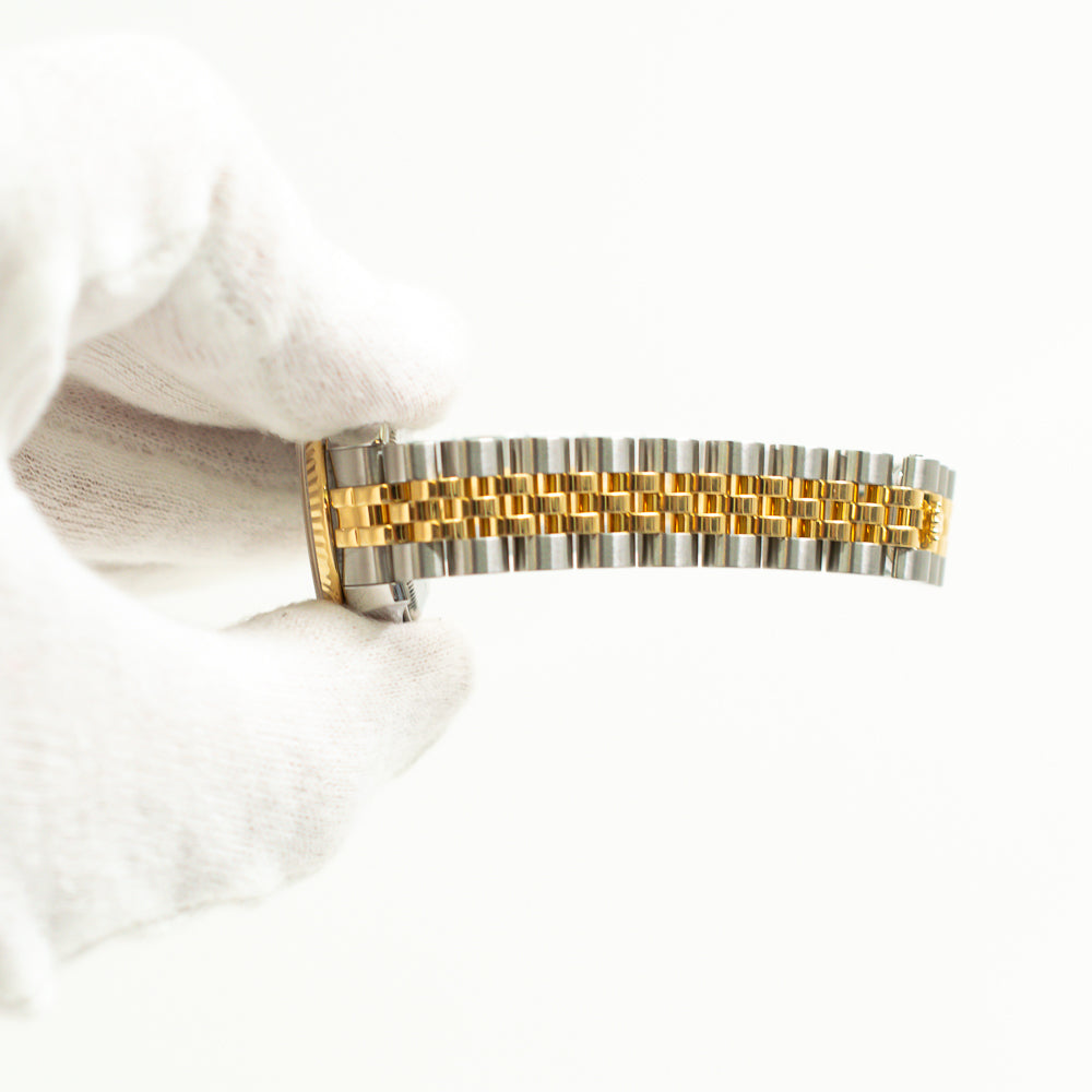 Rolex Datejust 26mm White Mop Emeralds Dial 179173NGE (2020)