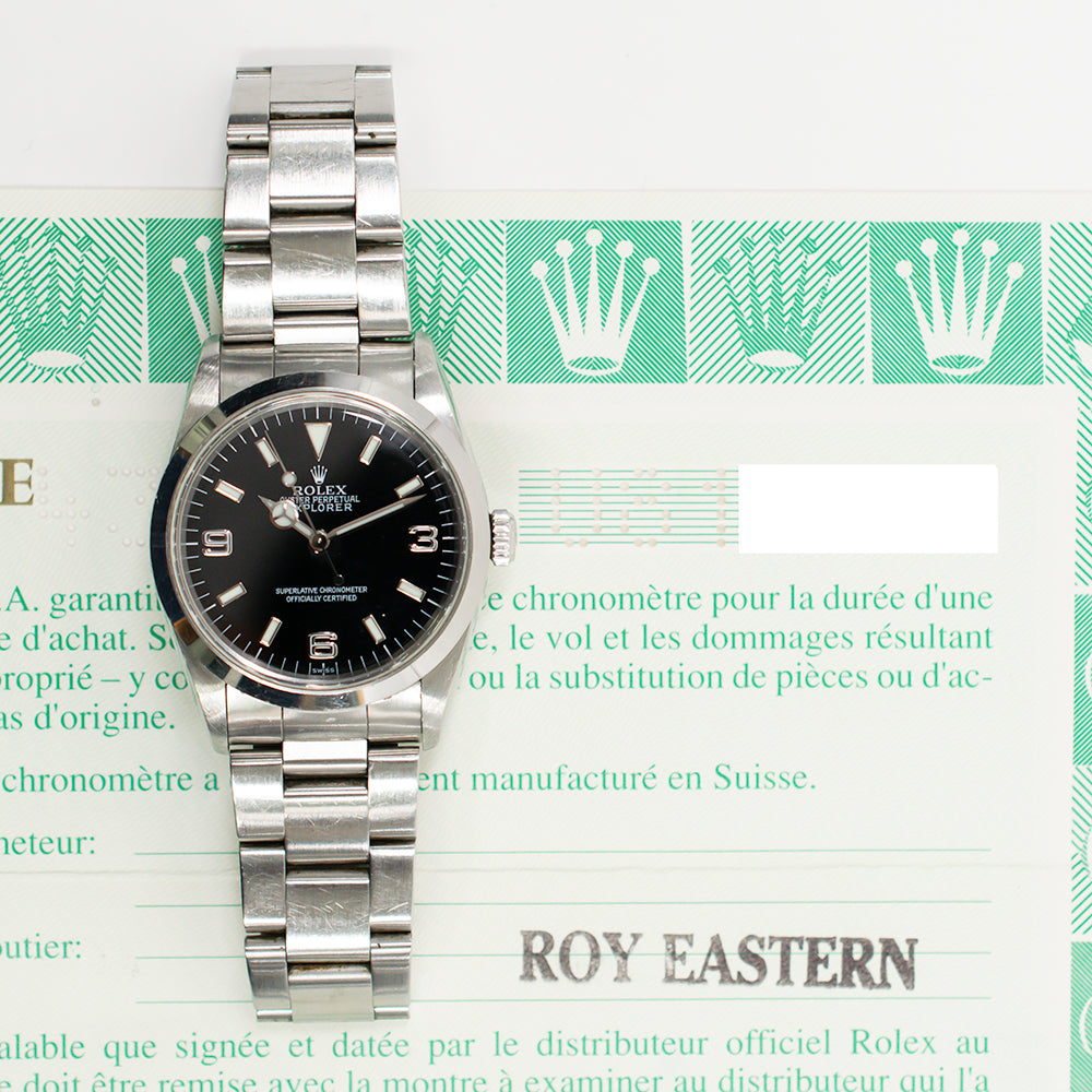 Rolex Explorer 36mm Black Dial 14270 (1999)