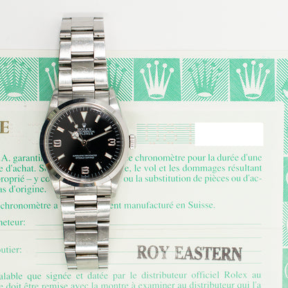Rolex Explorer 36mm Black Dial 14270 (1999)