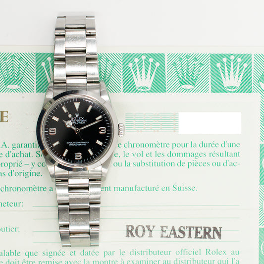 Rolex Explorer 36mm Black Dial 14270 (1999)