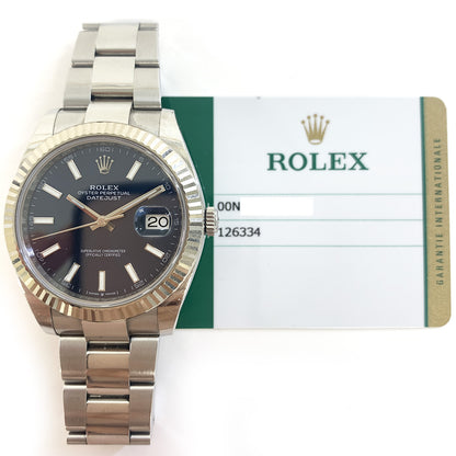 Rolex Datejust 41mm Blue Dial Oyser 126334