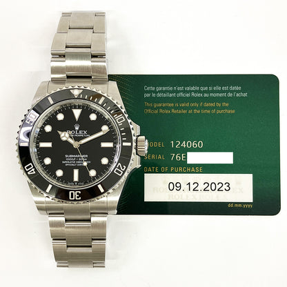 Rolex Submariner Black Dial 124060