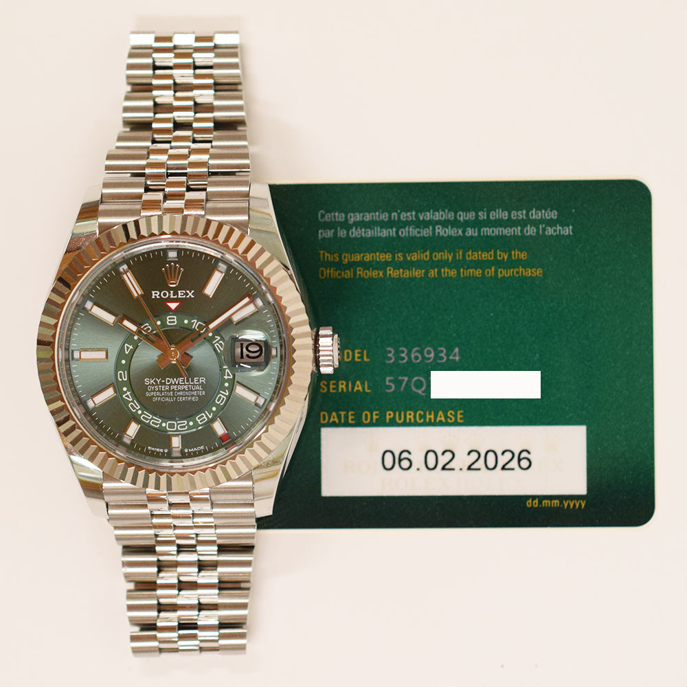 Rolex Sky-Dweller Green Dial 336934 (2026)