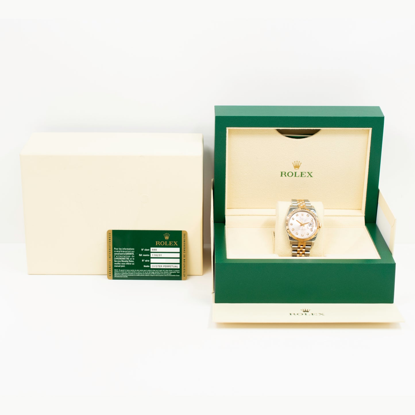 Rolex Datejust 36mm Pink Diamond Dial 116231 (2010)