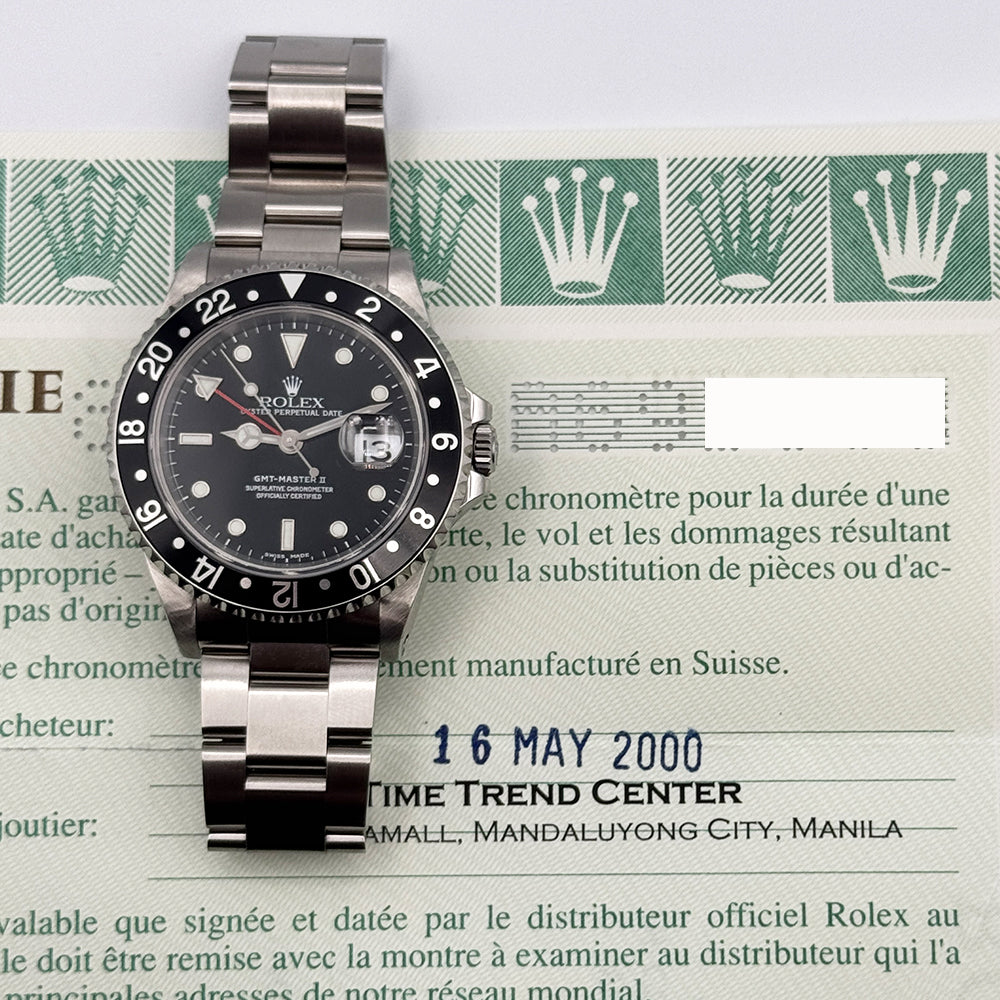 Rolex GMT-Master II Coke Dial 16710 (2000)