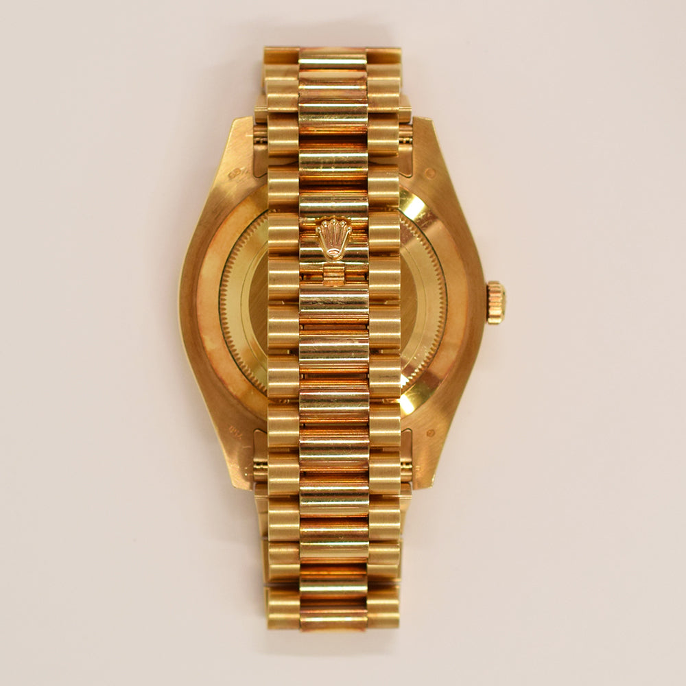 Rolex Day-Date II Champagne Diamond Dial 218238A