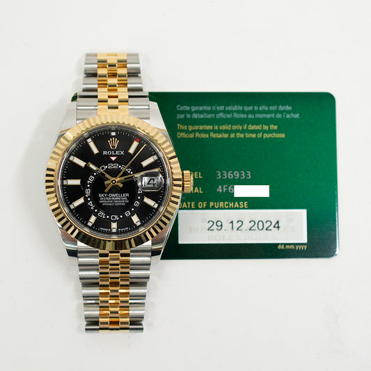 Rolex Sky-Dweller Oyster, 42mm Black Dial 336933 (2024)