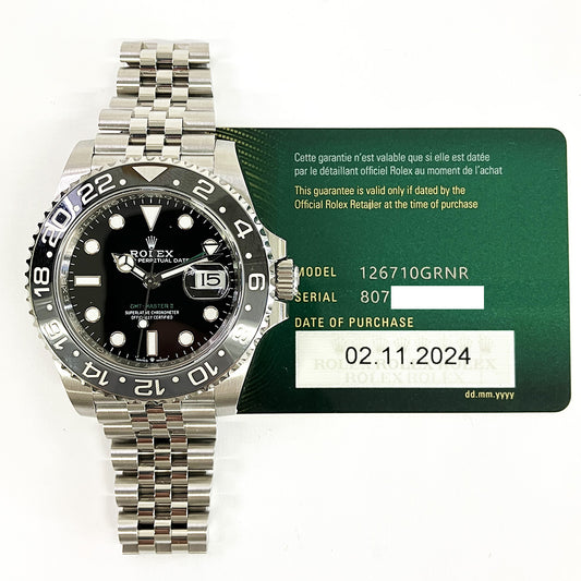 Rolex GMT-Master II Bruce Wayne Dial 126710GRNR