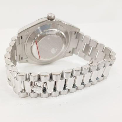 Rolex Day-Date II 41mm Ice Blue Roman Dial 218206 (2014)