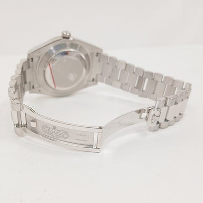 Rolex Day-Date II 41mm Ice Blue Roman Dial 218206 (2014)