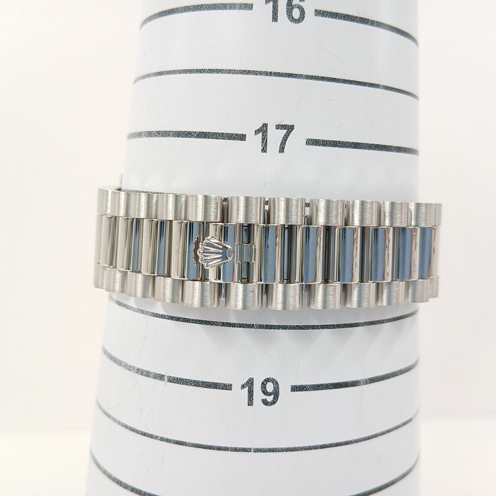 Rolex Day-Date II 41mm Ice Blue Roman Dial 218206 (2014)