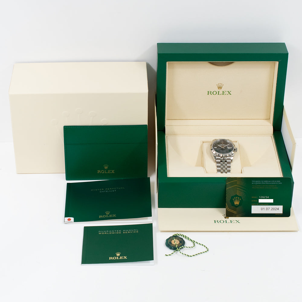Rolex Datejust 36mm Wimbledon Dial 126234 (2024)