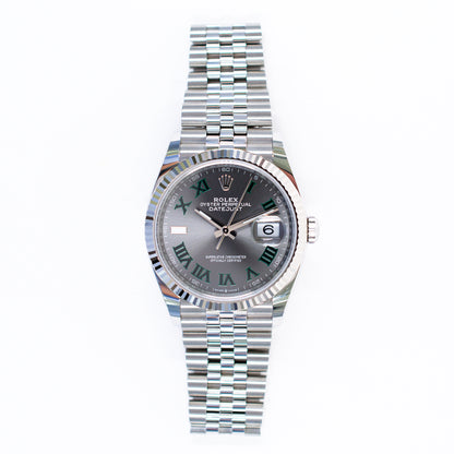 Rolex Datejust 36mm Wimbledon Dial 126234 (2024)