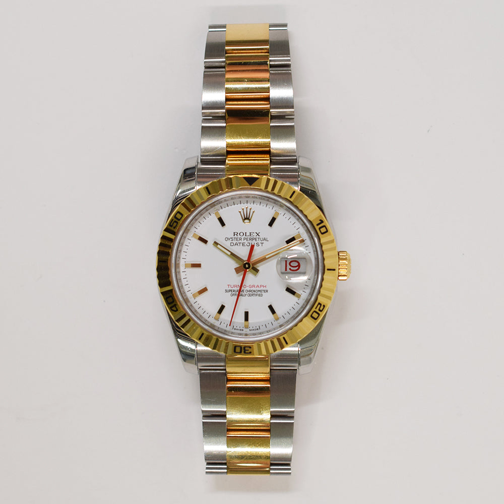 Rolex Datejust 36mm White Dial 116263