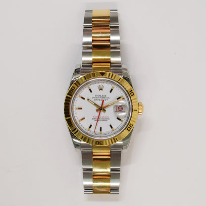 Rolex Datejust 36mm White Dial 116263