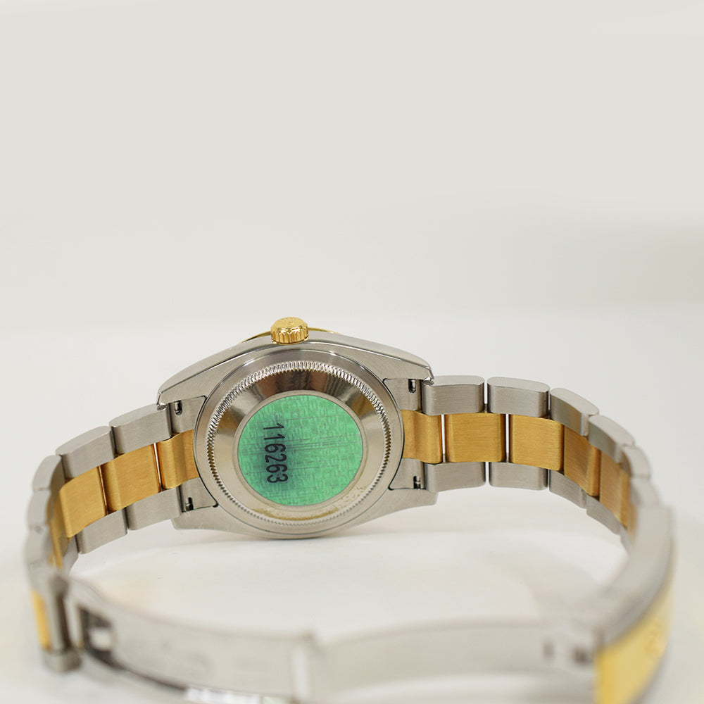 Rolex Datejust 36mm White Dial 116263