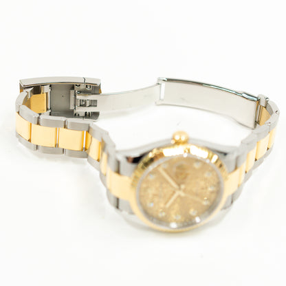 Rolex Datejust 36mm Champagne Jubilee Diamond Dial 126233 (2019)