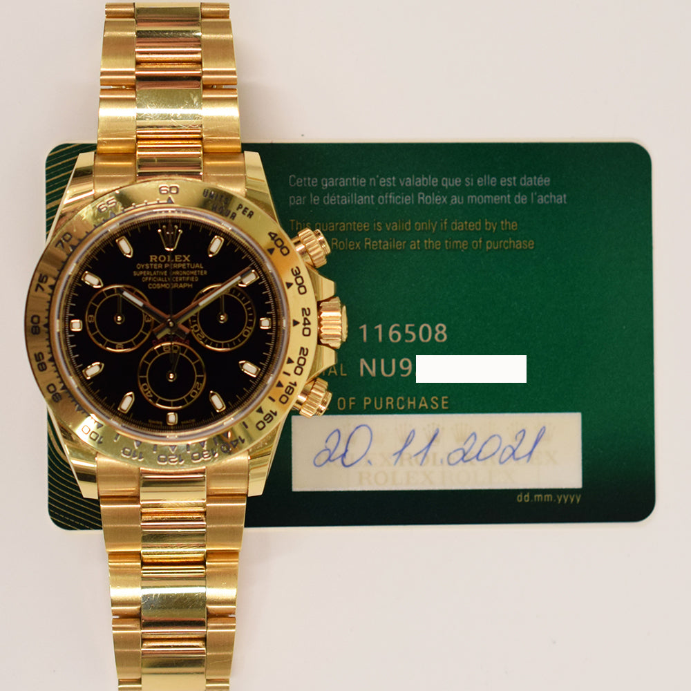 Rolex Daytona Black Dial 126508 (2021)