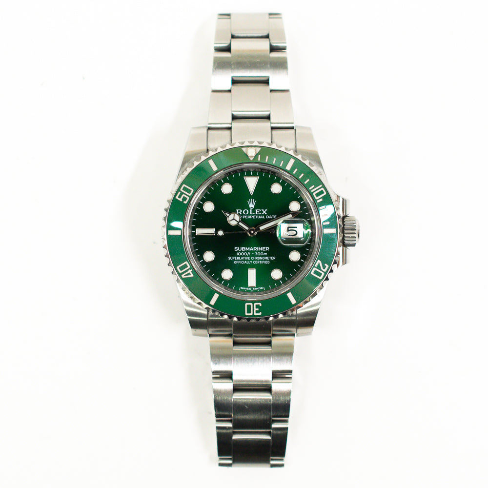 Rolex Submariner Date 40mm "Hulk" Dial 116610LV (2019)