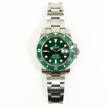 Rolex Submariner Date 40mm "Hulk" Dial 116610LV (2019)