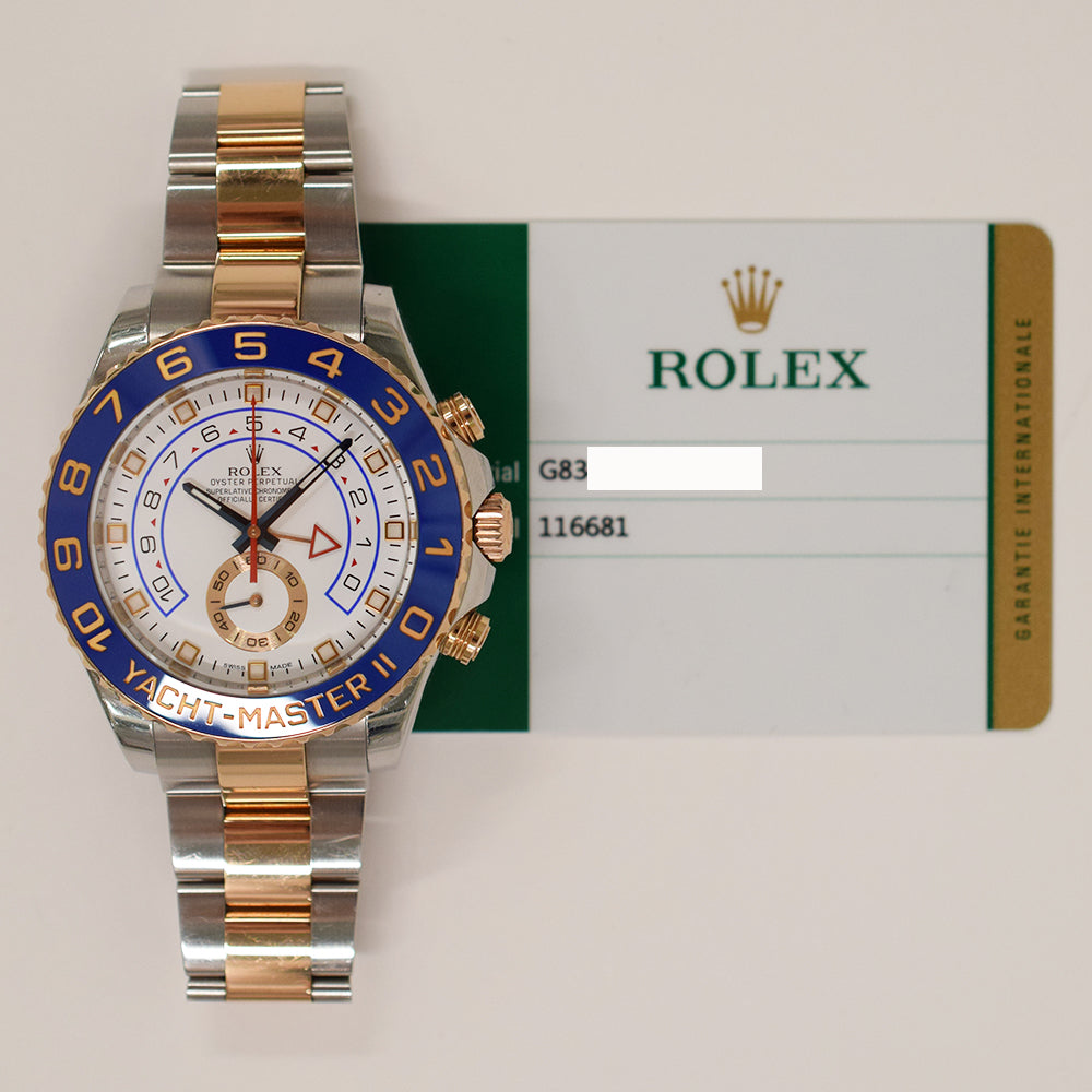 Rolex Yacht-Master II 44mm White Dial 116681 (2014)