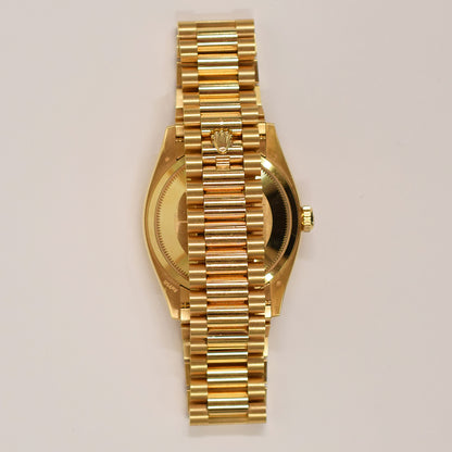 Rolex Day-Date 36mm Green Ombre Diamond Dial 128238 (2024)