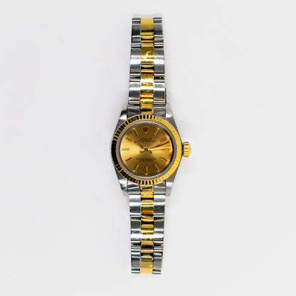 Rolex Oyster Perpetual 26mm Champagne Dial 67193 (1994)