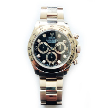 Rolex Daytona Black Diamond Dial 116509