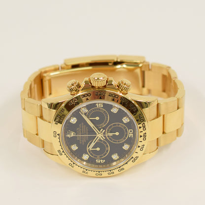 Rolex Daytona Black Diamond Dial 116508G (2018)
