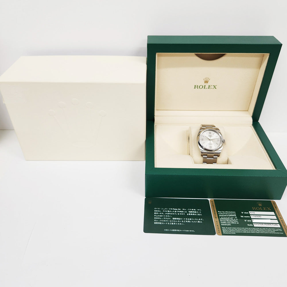 Rolex Datejust Silver Arabic Dial 116000