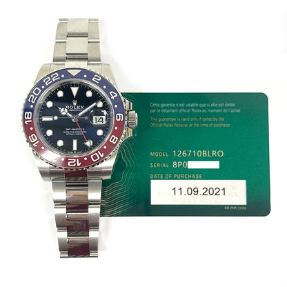 Rolex GMT-Master II  Pepsi Dial 126710BLRO