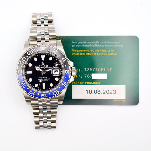 Rolex GMT-Master II "Batman" Dial 126710BLNR (2023)