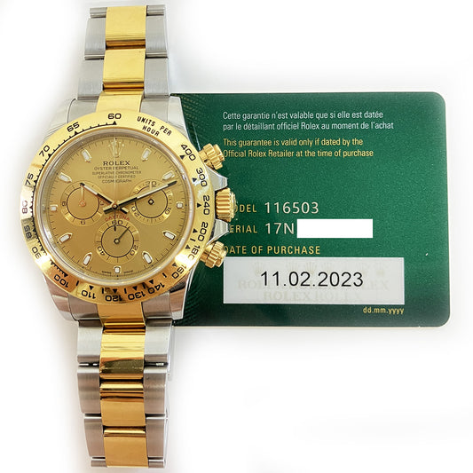 Rolex Daytona Champagne Dial 116503