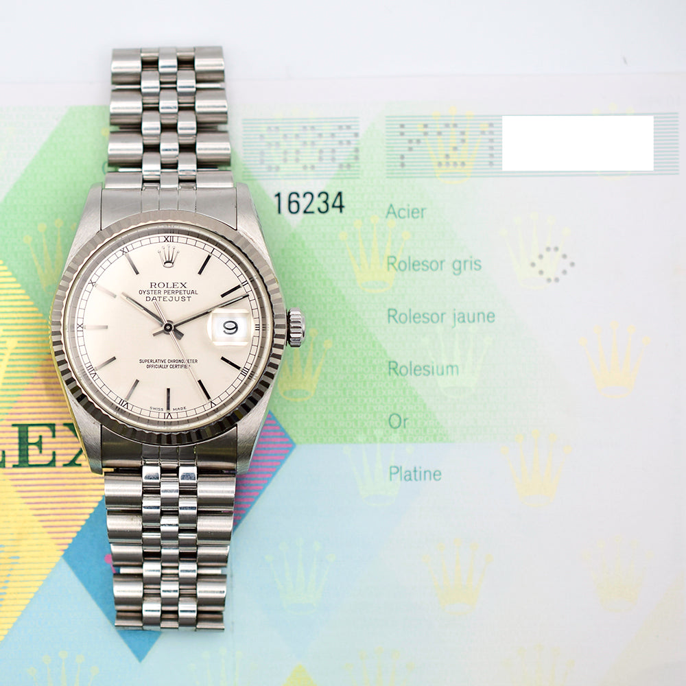 Rolex Datejust 36mm Silver Dial 16234 (2003)