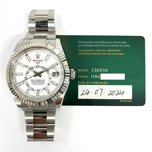 Rolex Sky-Dweller White Dial 336934