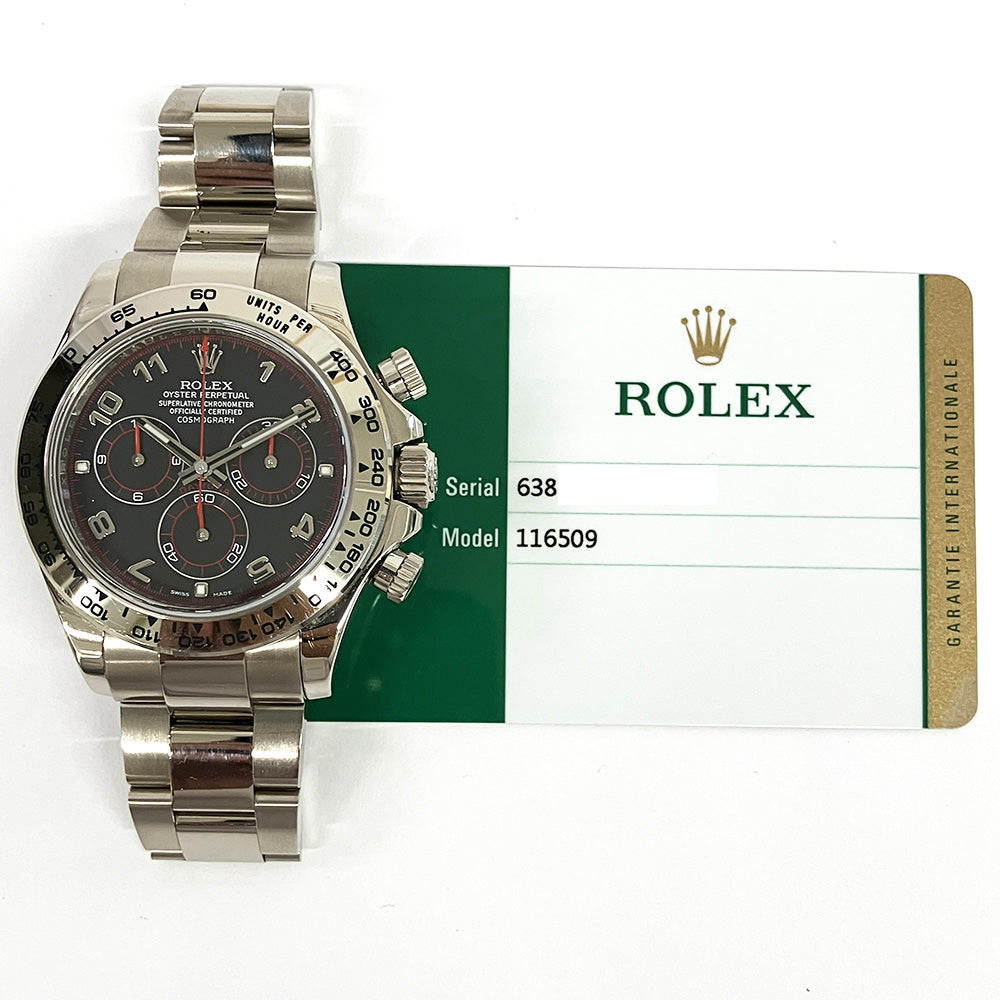 Rolex Daytona Black Arabic Dial 116509