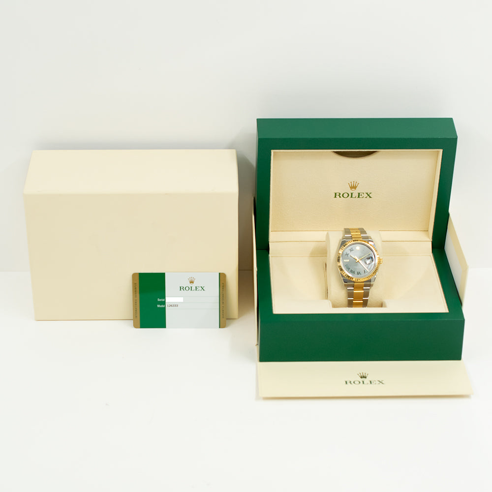 Rolex Datejust 41mm Wimbledon Dial 126333 (2018)