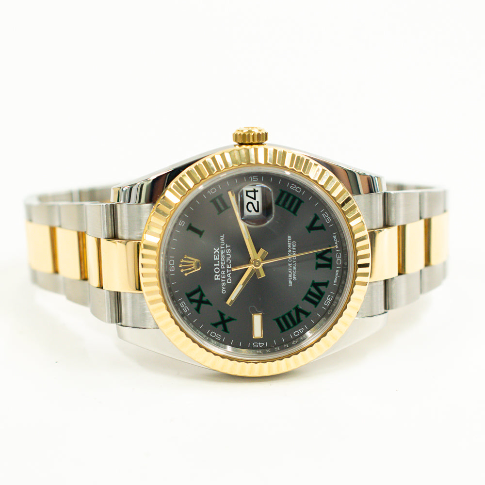 Rolex Datejust 41mm Wimbledon Dial 126333 (2018)