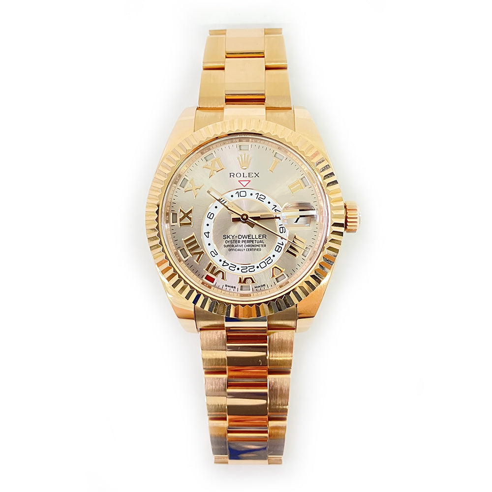 Rolex Sky-Dweller Sundust Roman Dial 326935