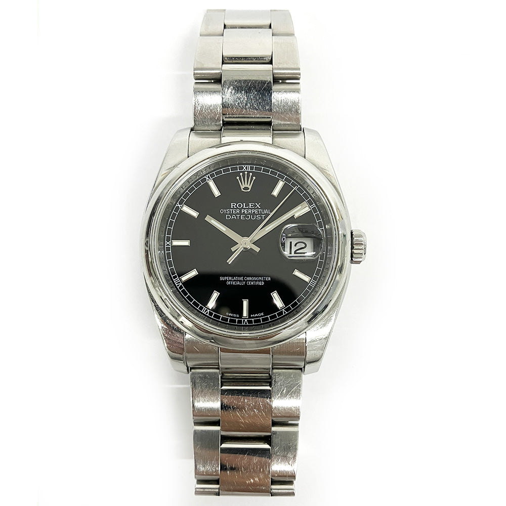 Rolex Datejust 36mm Black Dial 116200