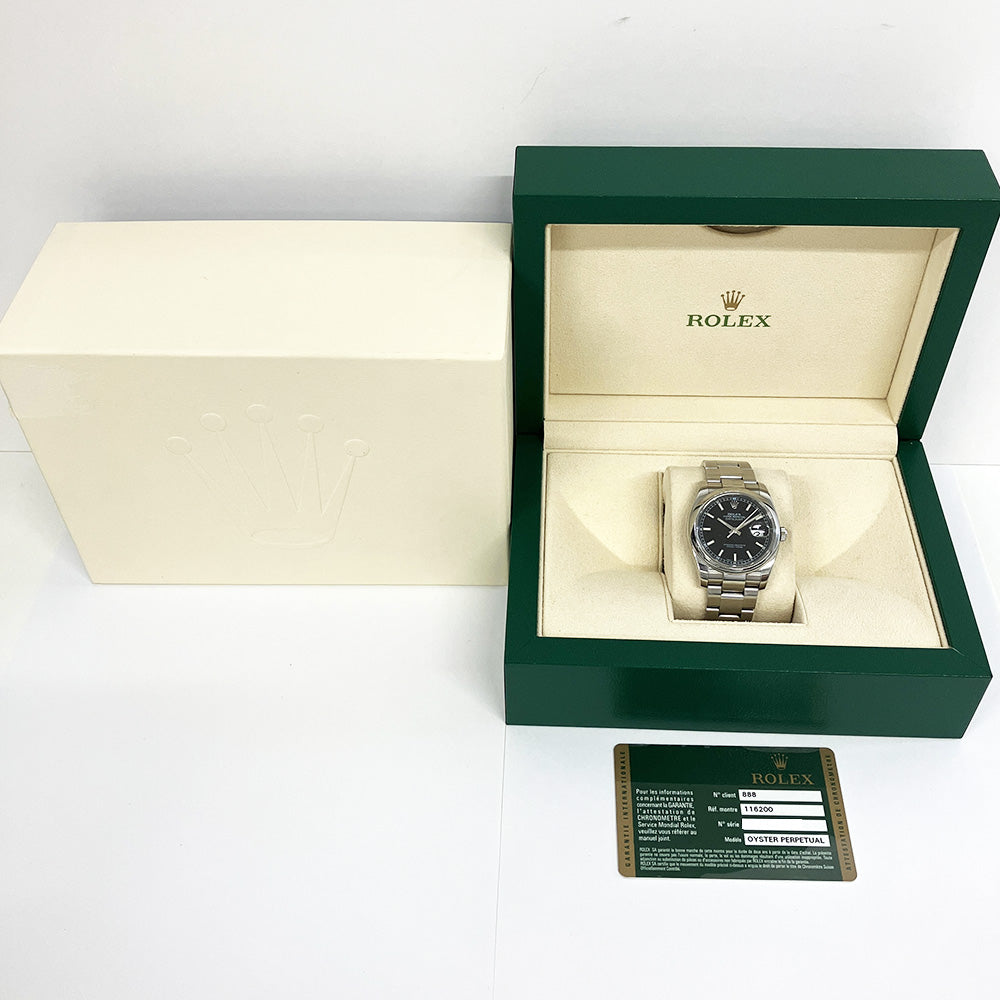 Rolex Datejust 36mm Black Dial 116200