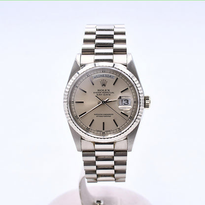Rolex Day-Date 36mm Silver Dial 18239 (1993)
